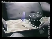 Home movie features an amateur man enduring extreme ball torture