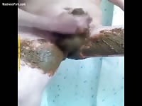 Fat English man likes it dirty