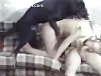 Flexible college aged never seen before skank sucking dudes dick while fucking an animal