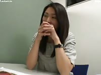 Hot japanese teen and her dog part 1