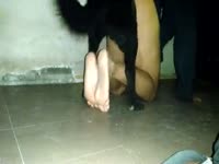 Men and black dog Gaybeast.com - Bestiality Sex video with man (2)