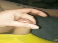 Another2finger stroke limp dick cumshot 
