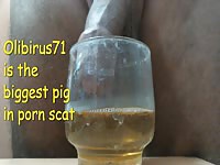 olibrius71 shit in the mouth and piss drink