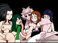 Cartoon lesbian teens seduction