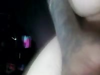 Wanking cum shot 