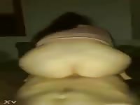 My gf riding me