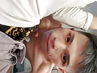 Sucking my partner 
