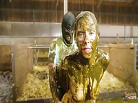 Alice Maze Fucking The Farmhands cowshit gangbang