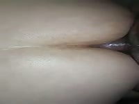 Neighbours friend wife  asshole warm up time
