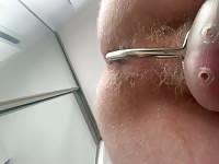 Cock and ball ring inserted