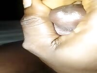 Stroking my BBC and busting cum