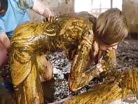 Alice Maze Farm Gangbang Instruction gangbang in cowshit